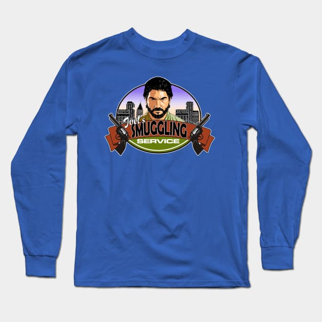 Joel's smuggling service Long Sleeve T-Shirt by CoinboxTees